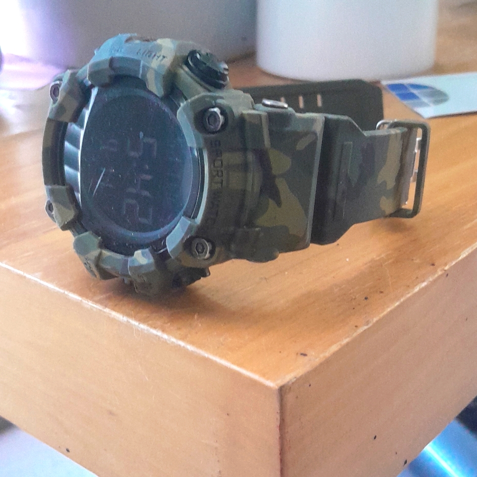 Camo Watch Green Camo Pattern